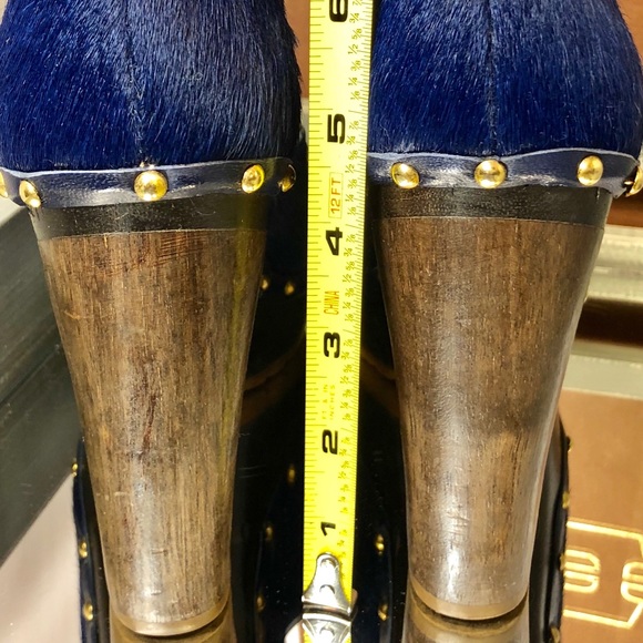 Blue Heels, Gorgeous Calf Hair Dulce Heels! - Picture 5 of 8